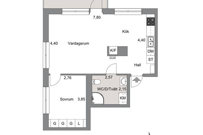 2 rum Lägenhet på Kvarnbygatan 39 Kvarnbyn Mölndals kommun - bild 16