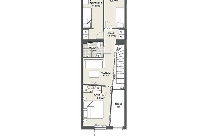 4.5 rum Lägenhet på Kalkstensvägen 97 Limhamn Malmö kommun - bild 11