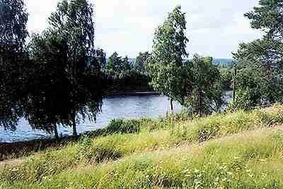Tomtmark vid Klarälven, Ekshärad, Värmland, Hagfors kommun