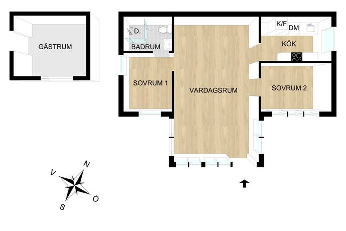 3 rum Fritidshus på Bellisgatan 7, 112 Almåsa Malmö kommun - bild 18