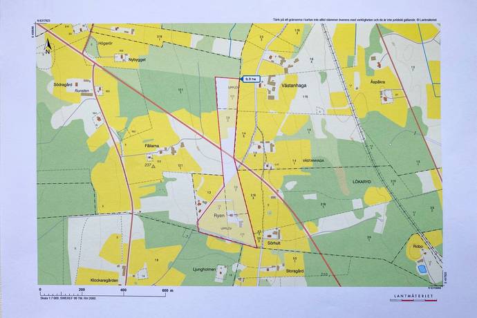 Gård med jordbruk på Upplöv Norra Skattegård 1 Upplid Värnamo kommun - bild 57