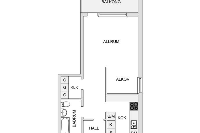 1 rum Lägenhet på Allégatan 28N Odenslund Östersunds kommun - bild 27