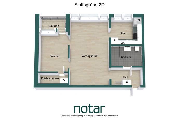 2 rum Lägenhet på Slottsgränd 2D Centrum Uppsala kommun - bild 29