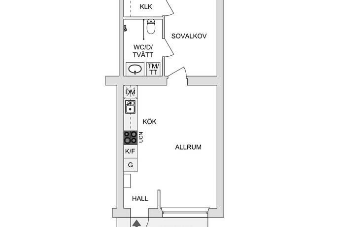 1 rum Lägenhet på Hornsgatan 15 F Frösön Östersunds kommun - bild 17