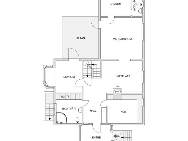 8 rum Villa på Björkgatan 55 Fålhagen Uppsala kommun - bild 7