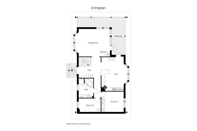 6 rum Villa på Lövsångarvägen 1 Stenhammar Härnösands kommun - bild 43