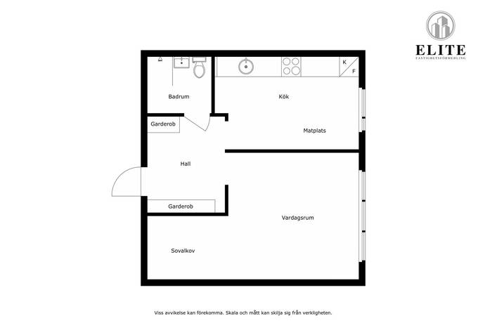 1 rum lägenhet på Serenadgatan 29 Almvik, Malmö kommun - bild 4