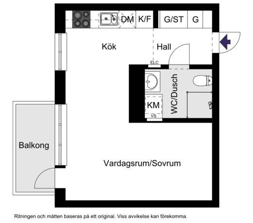 1.5 rum Lägenhet på Förrådsvägen 44 Huddinge kommun - bild 18
