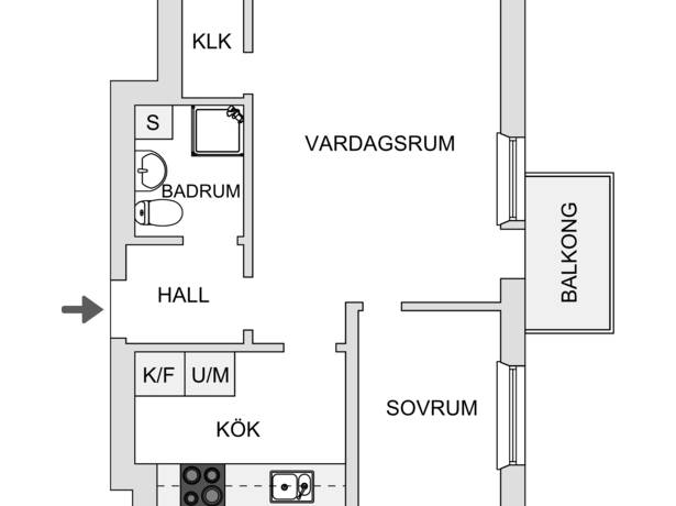 1 rum Lägenhet på Trandaredsgatan 43B Trandared Borås kommun - bild 22