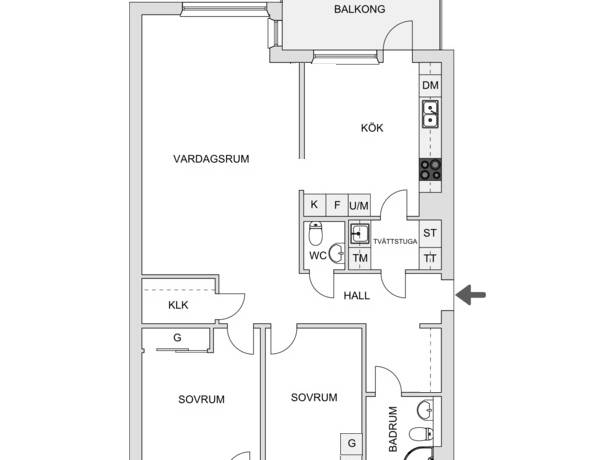 3 rum Lägenhet på Ångaren Indias gata 8 Sannegården Göteborgs kommun - bild 18