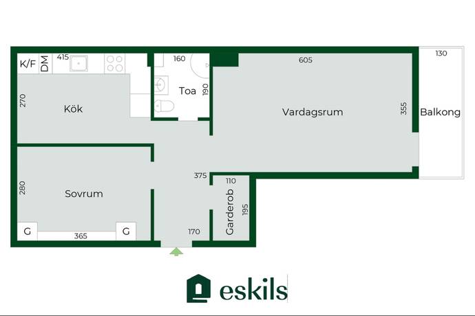 2 rum Lägenhet på Källgatan 8 Tunavallen Eskilstuna kommun - bild 21
