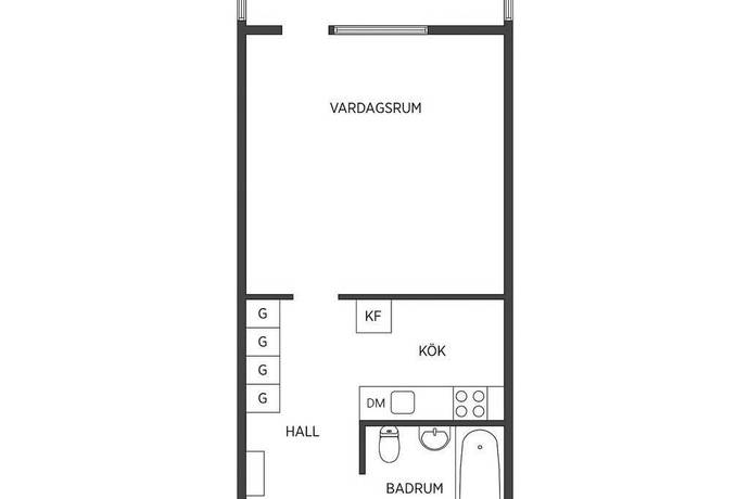 1 rum Lägenhet på Betesgatan 23A Bullermyren Borlänge kommun - bild 16