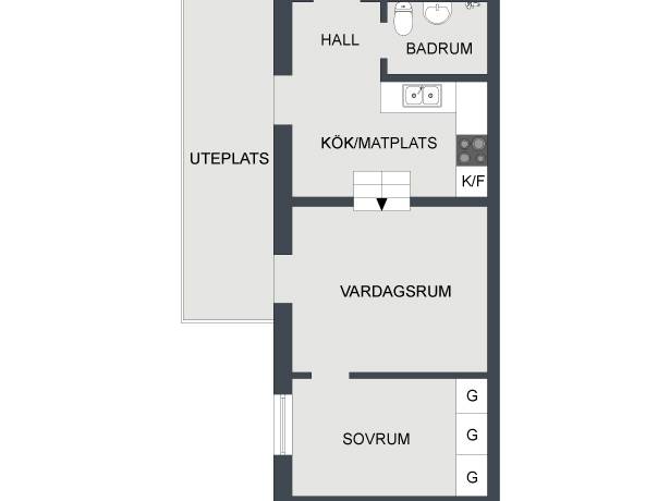 2 rum Lägenhet på Hövdingagatan 30 Örnsberg/Aspudden Stockholms kommun - bild 19