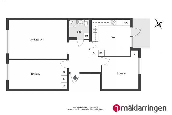 3 rum Lägenhet på Jaktvägen 6 Barkarby Järfälla kommun - bild 16