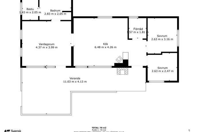 3 rum Villa på Fröseke Gamla Järnvägen 2 Fröseke Uppvidinge kommun - bild 46