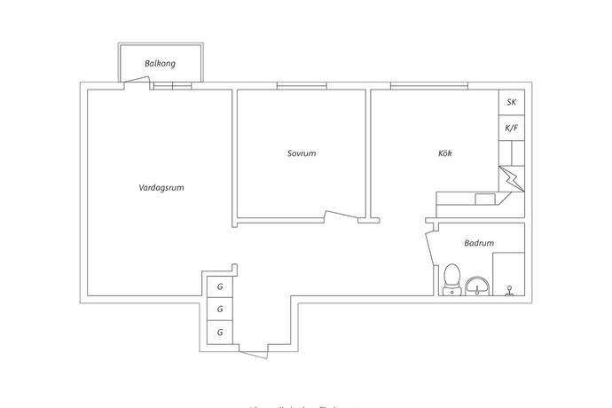 2 rum Lägenhet på Norrtullsgatan 21B Söderhamns kommun - bild 14