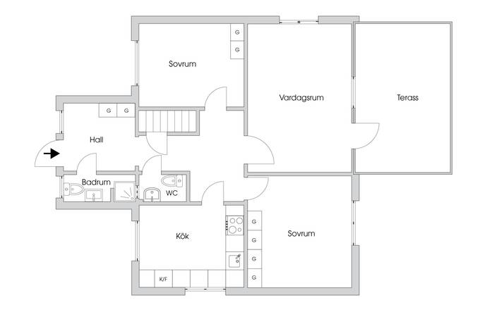 3 rum Vinterbonat fritidshus på Håstahagvägen 9 Stallarholmen Strängnäs kommun - bild 35