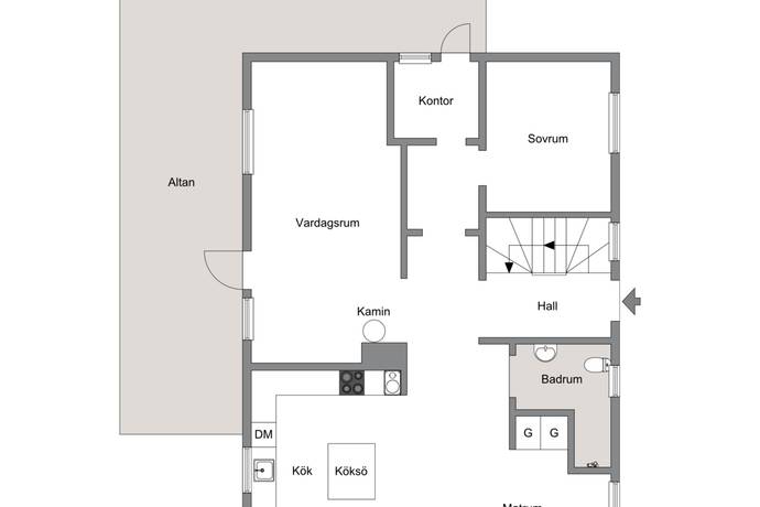9 rum Villa på Emil Karlssons väg 5 Dvärsätt Krokoms kommun - bild 13
