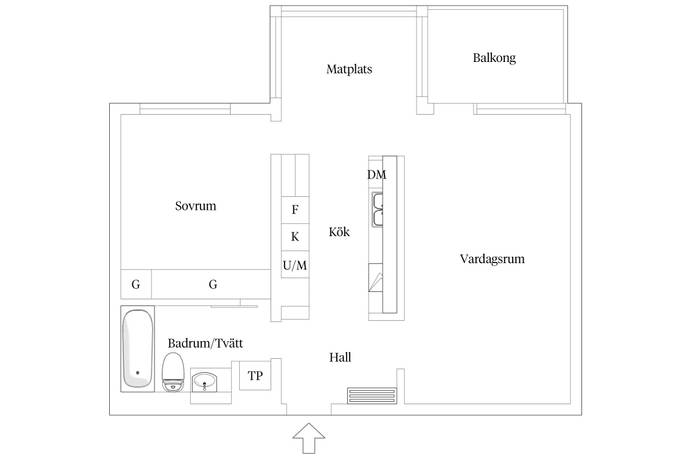 2 rum Lägenhet på Barometergatan 90 Västra Hamnen Malmö kommun - bild 29