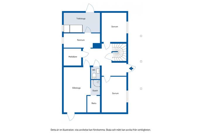 6 rum Villa på Hästskovägen 17 Bergsåker Sundsvalls kommun - bild 34