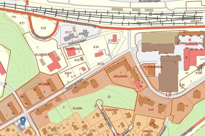 Tomt på Grödingevägen 15 Tumba Botkyrka kommun - bild 27