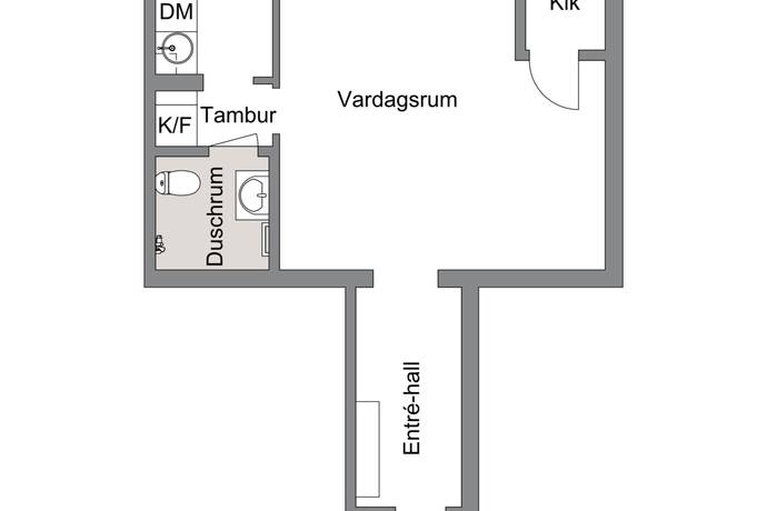1 rum Lägenhet på Drottninggatan 21 C Trossö Karlskrona kommun - bild 14