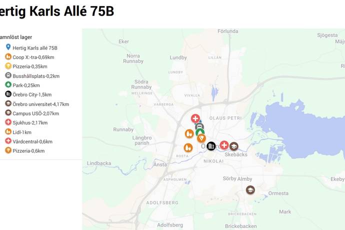 2 rum lägenhet på Hertig Karls Allé 75B Örebro, Örebro kommun - bild 5