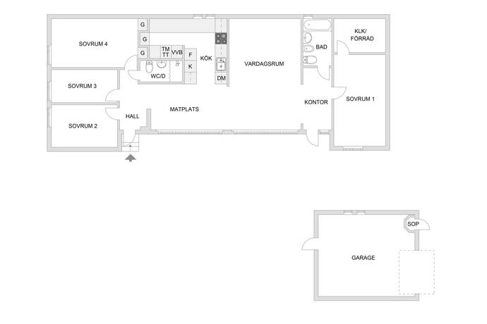 5 rum Villa på Arealvägen 1 Viksjö Järfälla kommun - bild 16
