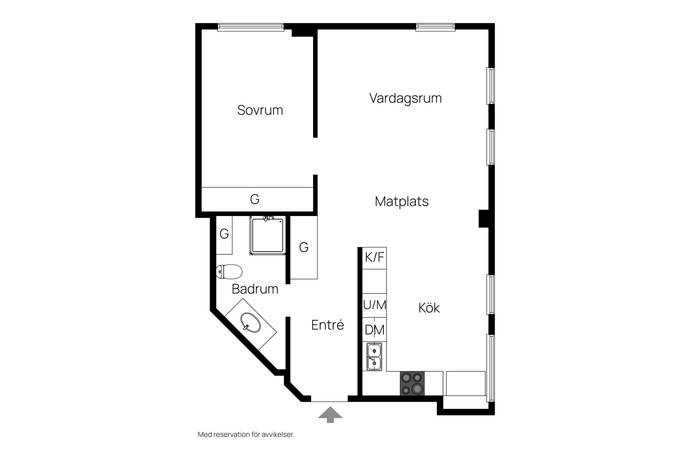 2 rum Lägenhet på Sören Norrbysgatan 11 Visby - Södercentrum Gotlands kommun - bild 13