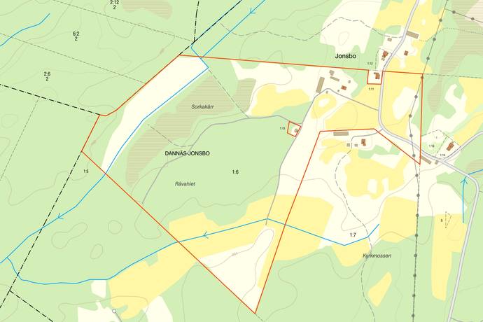 Gård med jordbruk på Dannäs Jonsbo 4 Dannäs ca 4 km från sjön Bolmen Värnamo kommun - bild 50