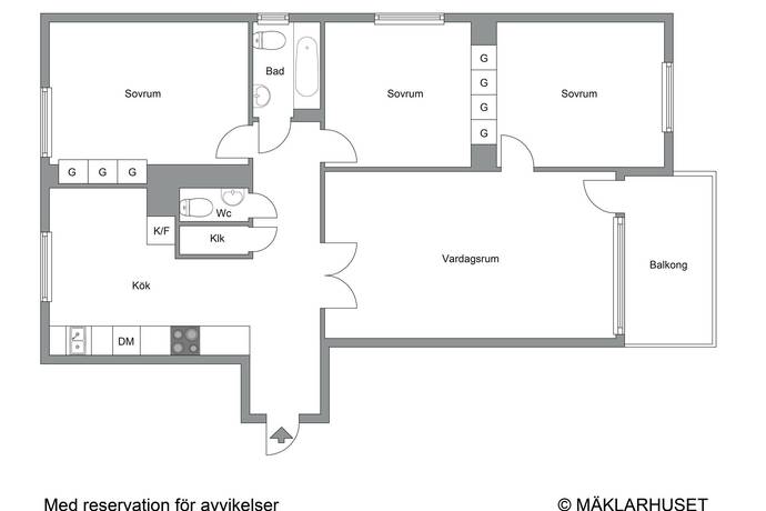 4 rum Lägenhet på Krysshammarvägen 10 Huvudsta Solna kommun - bild 23