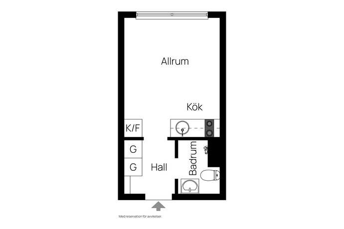 1 rum Lägenhet på Munkhagsgatan 126 Johannelund Linköpings kommun - bild 9