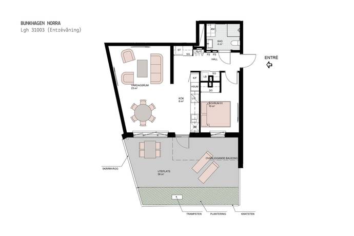 2 rum Lägenhet på Boulevarden 21 Täby Park Täby kommun - bild 9