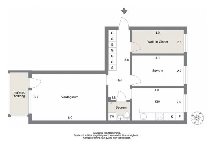 3 rum Lägenhet på von Kraemers väg 13 B Nybble/Villastan Flens kommun - bild 12