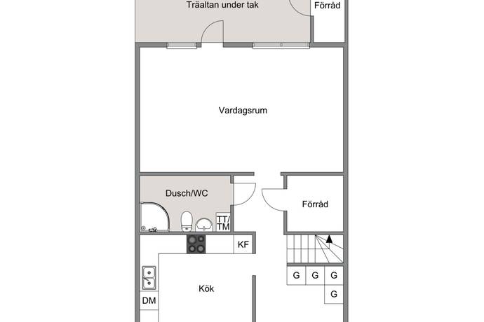 3 rum Radhus på Sparrfeltsgatan 226 Kristineberg Borås kommun - bild 23