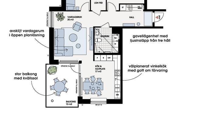 3 rum lägenhet på Rödklintsgatan Tygelsjö, Malmö kommun - bild 2