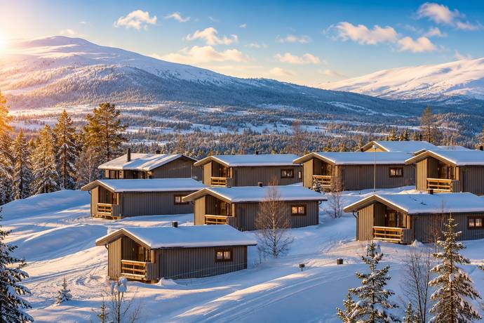 Brf. Fjällbyn, Torpvägen 8. Vecka 11. Hus 8A. Funäsfjällen, Brf Fjällbyn, Tännäs, Funäsfjällen, Härjedalens kommun
