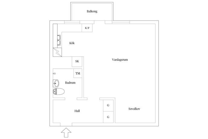 1 rum Lägenhet på Vänortsgatan 9 A Mölndal - Bosgården Mölndals kommun - bild 4