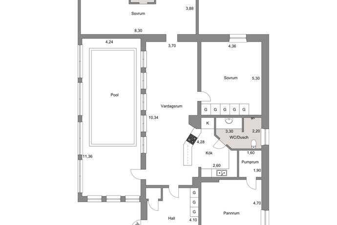 333 m² Villa på Krokek Gläntan 1 Kolmården / Strömsfors Norrköpings kommun - bild 29