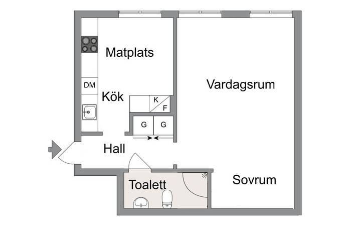 1.5 rum Lägenhet på Sköndalsvägen 98, 4 tr Sköndal Stockholms kommun - bild 24
