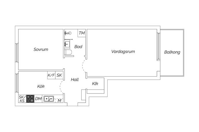 2 rum Lägenhet på Rullstensvägen 19D Borås kommun - bild 20