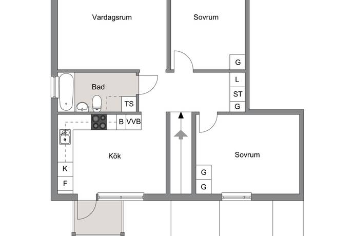 3 rum Lägenhet på Älgstråket 8 C Marielund Haparanda kommun - bild 15