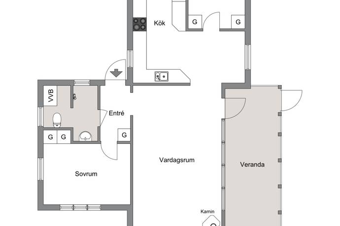 4 rum Villa på Fjällsippevägen 4 Sommarbyarna Sjöbo kommun - bild 23