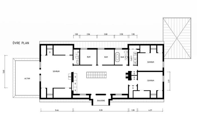19 rum Villa på Rundkyrkoallén 1 Bromma Stockholms kommun - bild 63