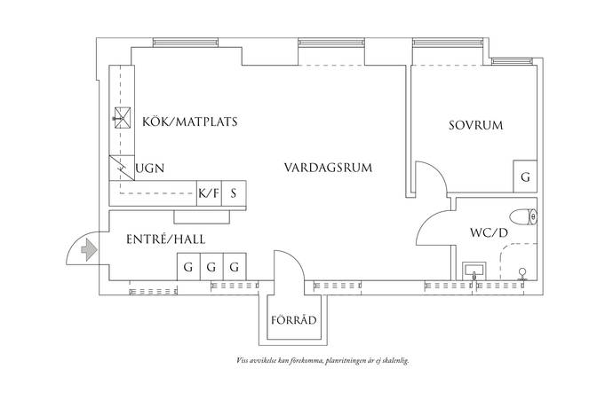 2 rum Lägenhet på Kolonigatan 8C Landala Egnahem Göteborgs kommun - bild 9