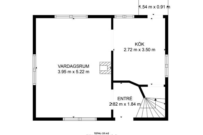3 rum Fritidshus på Fårhult Bromåla Västervik Västerviks kommun - bild 24