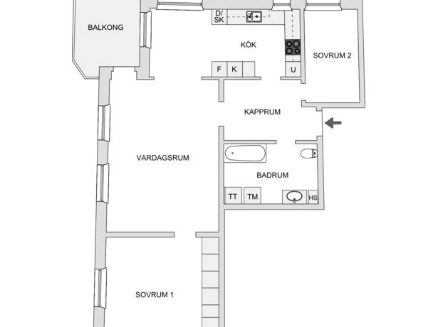 3 rum Lägenhet på Tornhagsvägen 12 Gottfridsberg Linköpings kommun - bild 13