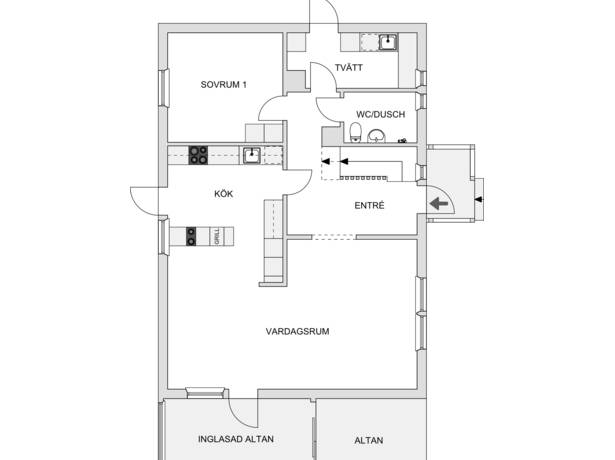 6 rum Villa på Simmarevägen 10 Alet Halmstads kommun - bild 27