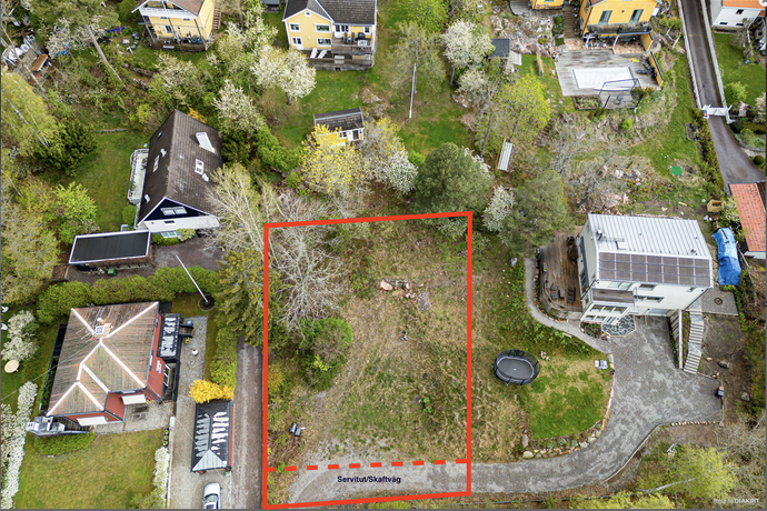 tomt på Vilans väg 13A Skogsvik, Danderyds kommun - bild 2