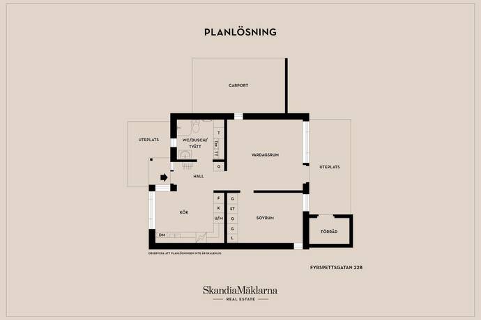 2 rum Lägenhet på Fyrspettsgatan 22B Löberöd Eslövs kommun - bild 29